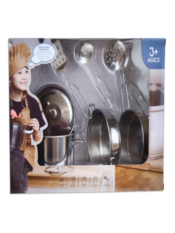 KUTULU OYUNCAK METAL MUTFAK SETİ 0703