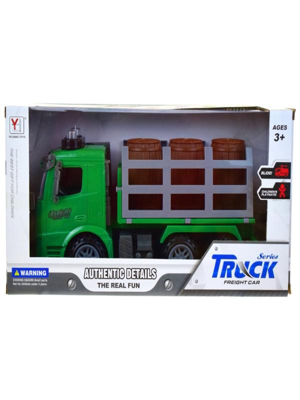 KUTULU SESLİ IŞIKLI SÜRTMELİ BİDON TAŞIYAN KAMYON 98-620A