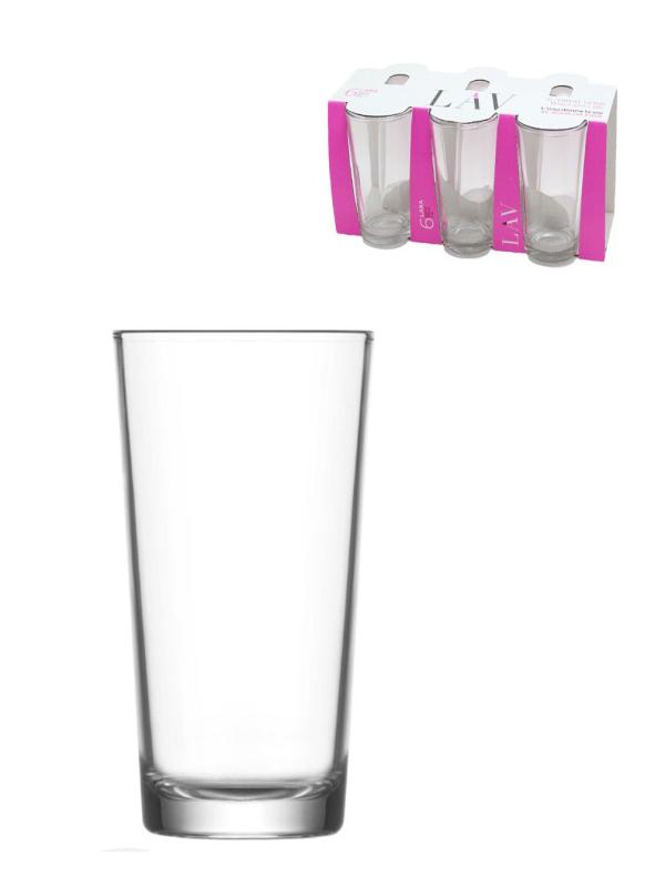 LAV 22010E 6 LI DÜZ SU BARDAK