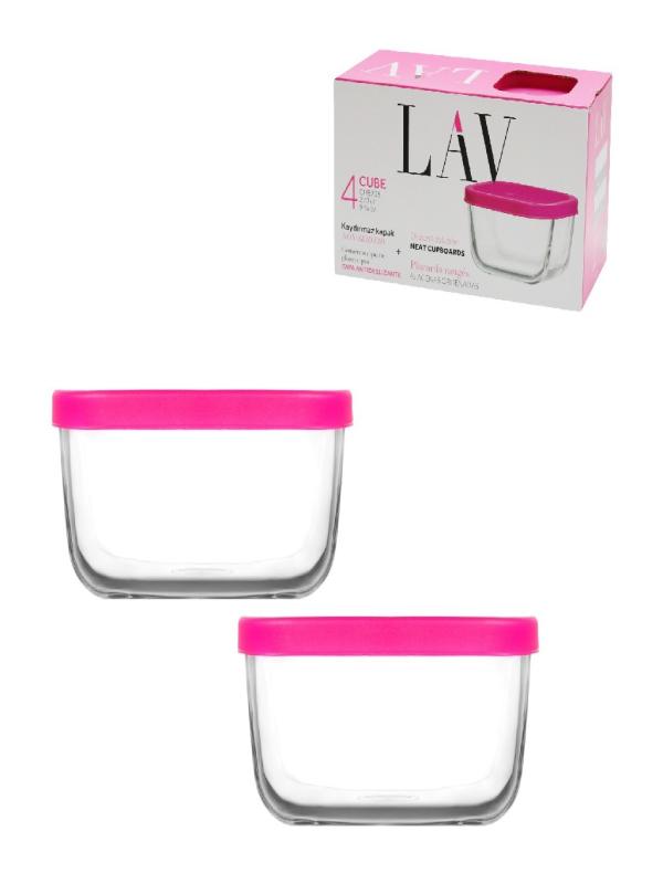 LAV CUB225 PK0001DP 4 LÜ CAM SAKLAMA