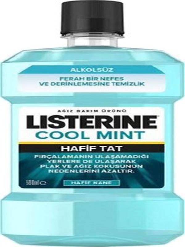 LISTERINE AĞIZ GARGARASI 500ML COOLMİNT HAFİF TAT