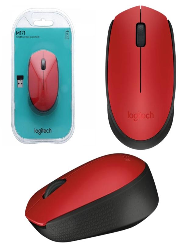 LOGİTECH WİRELESS MOUSE M171 KIRMIZI 910-4641