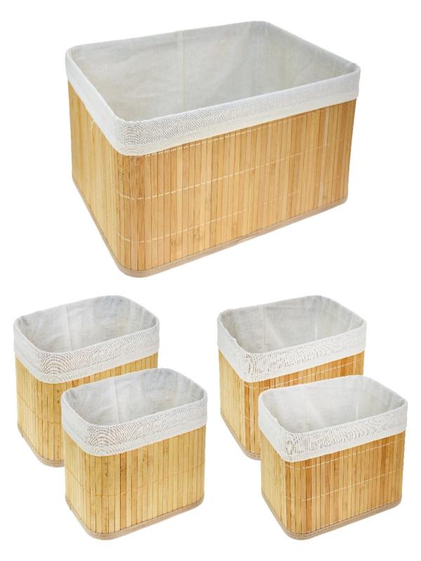 LUCA MİA BAGGY BAMBOO SEPET 5 Lİ LM-6016