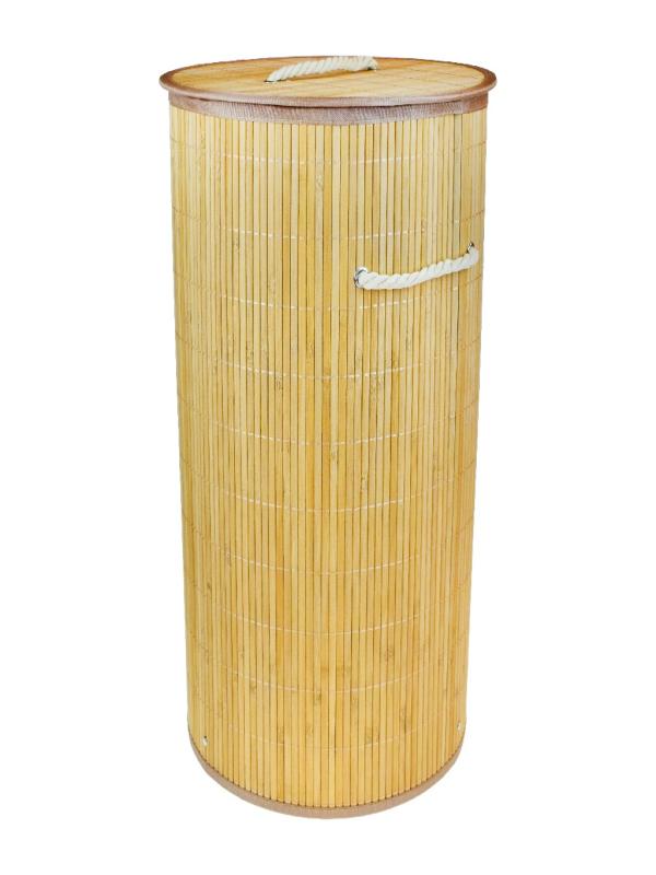 LUCA MİA BAGGY BAMBOO YUVARLAK ÇAMAŞIR SEPETİ LM-6017