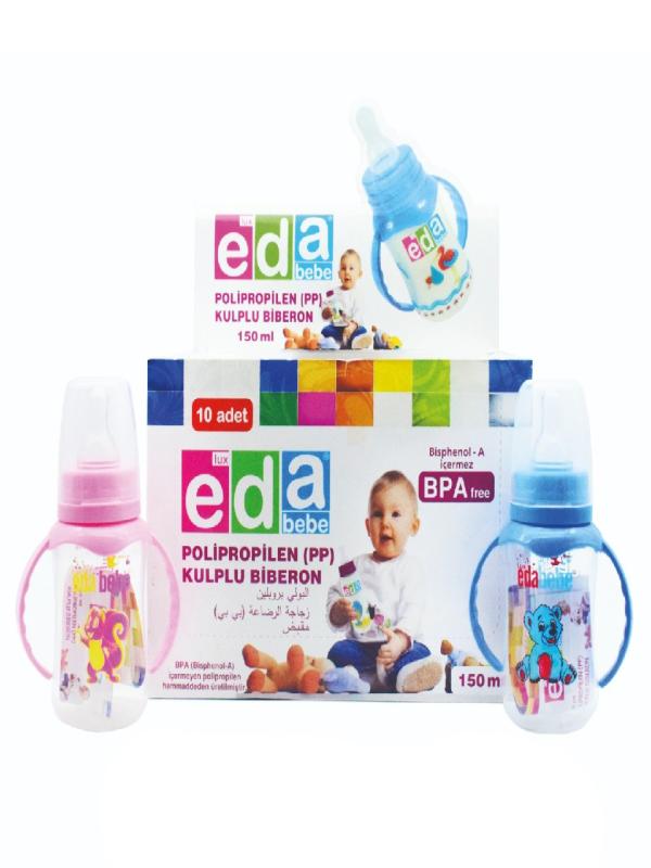 LÜKS EDA 150 ML KULPLU BİBERON KOD:055