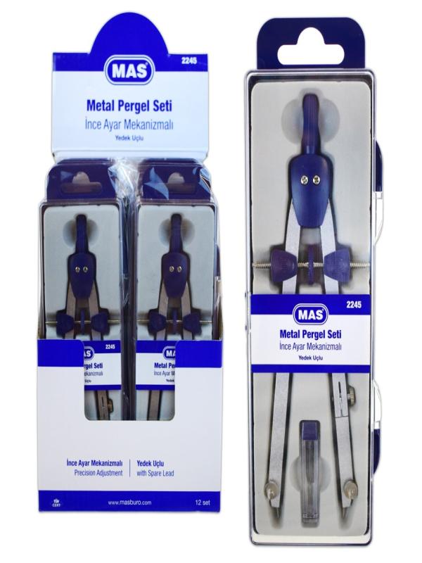 MAS METAL PERGEL İNCE AYAR VİDALI 2245
