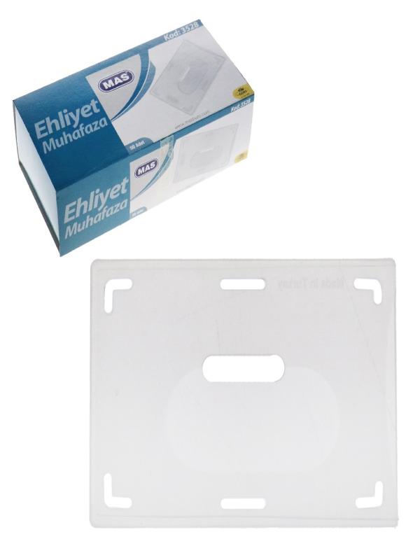 MAS ŞEFFAF KRİSTAL EHLİYET MUHAFAZA KABI 3528