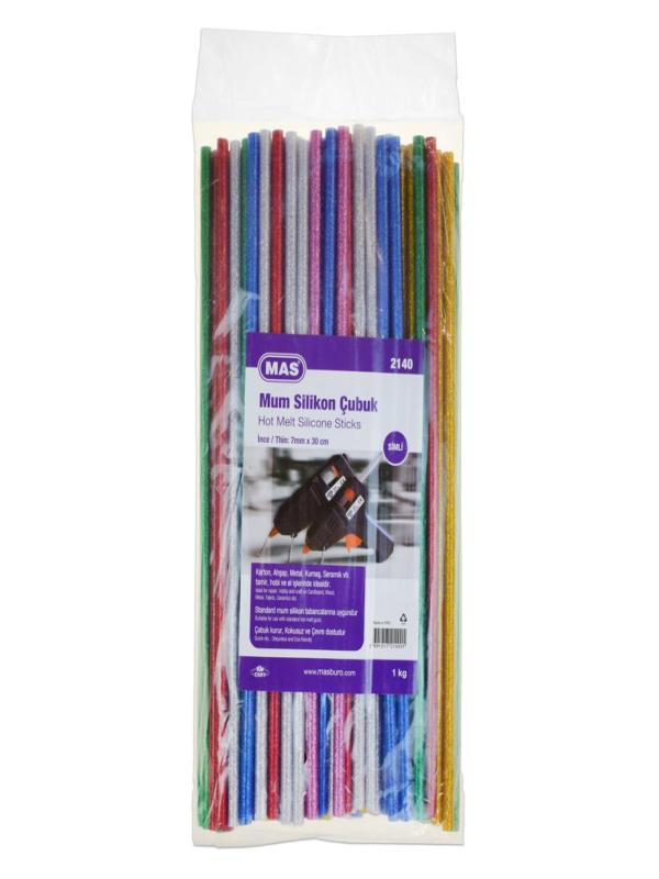 MAS SICAK SİLİKON ÇUBUK SİMLİ 7MM*30CM 1 KG 2140