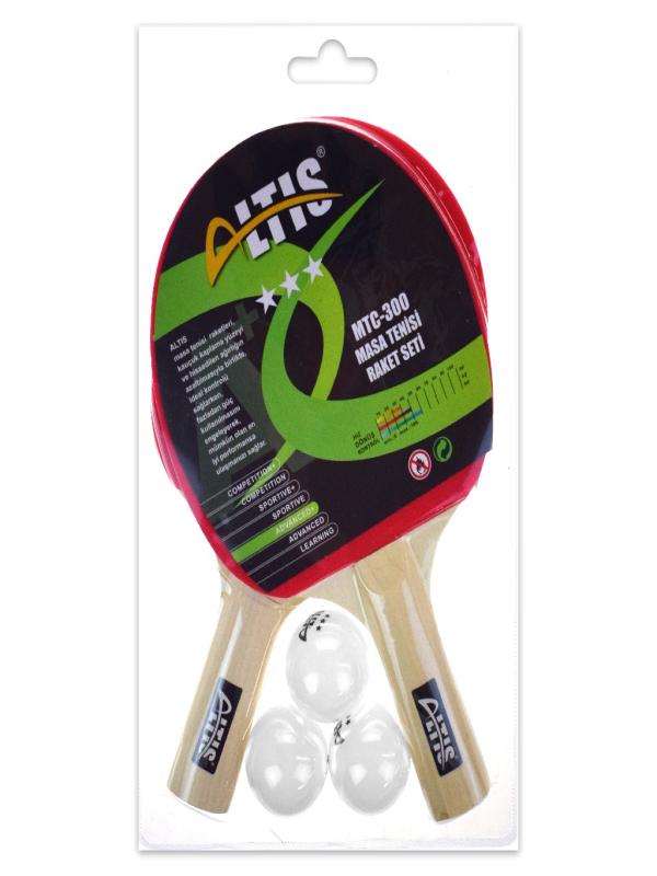 MASA TENİSİ RAKET SET 2 RAKET+3 TOP MTC300
