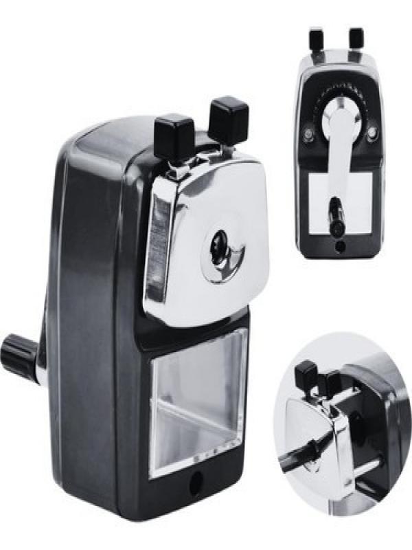 MASA TİPİ KOLLU KÜÇÜK METAL SİYAH KALEMTIRAŞ 6730