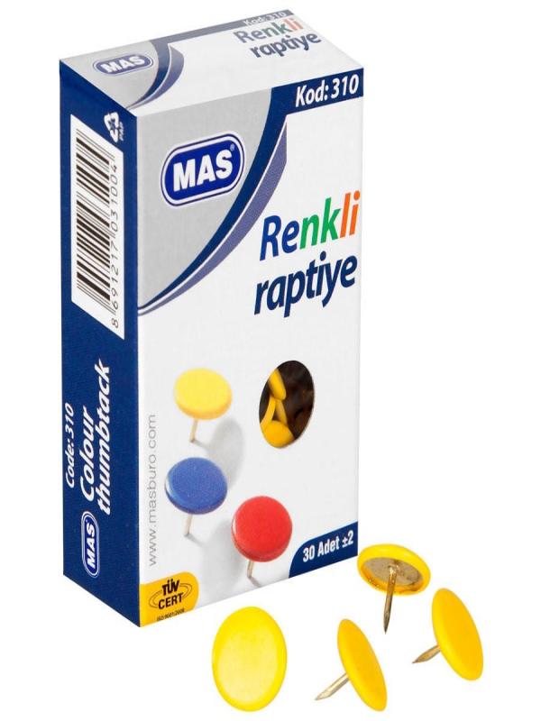 MAS RENKLİ RAPTİYE PVC KAPLI RENKLİ 310