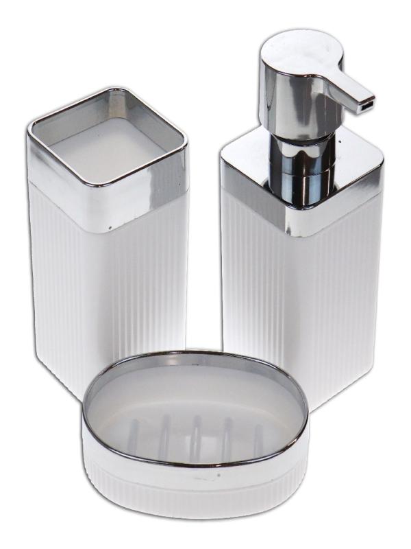 MAXEL MİMOZA 3 LÜ KROM BANYO SETİ Y-879