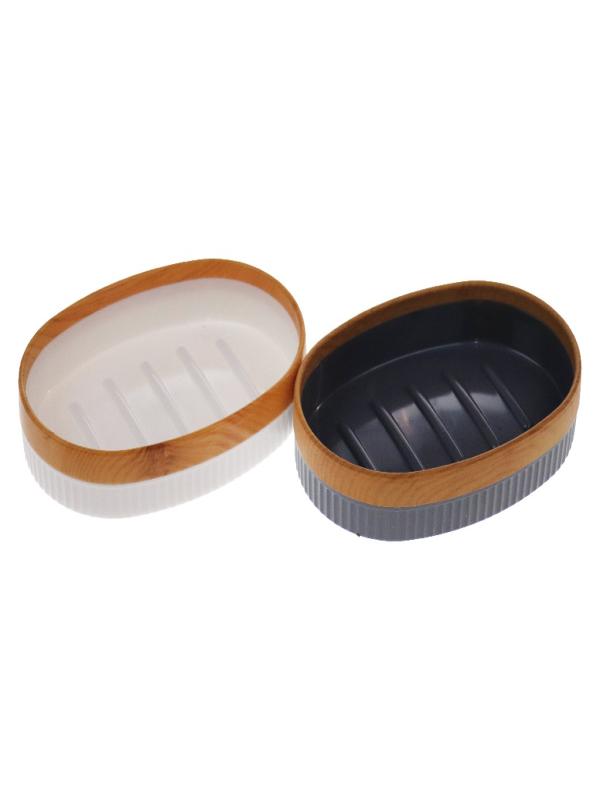 MAXEL MİMOZA ÇİZGİLİ AHŞAP SABUNLUK Y-870