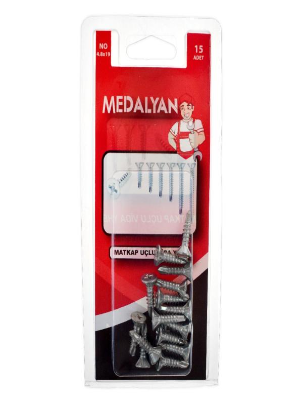 MEDALYAN MATKAP UÇLU VİDA 4.8*19 DL-14