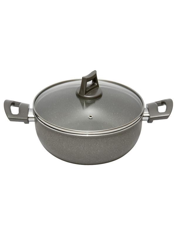 MEHTAP GRANİT KARNIYARIK TENCERE GRİ 26 CM