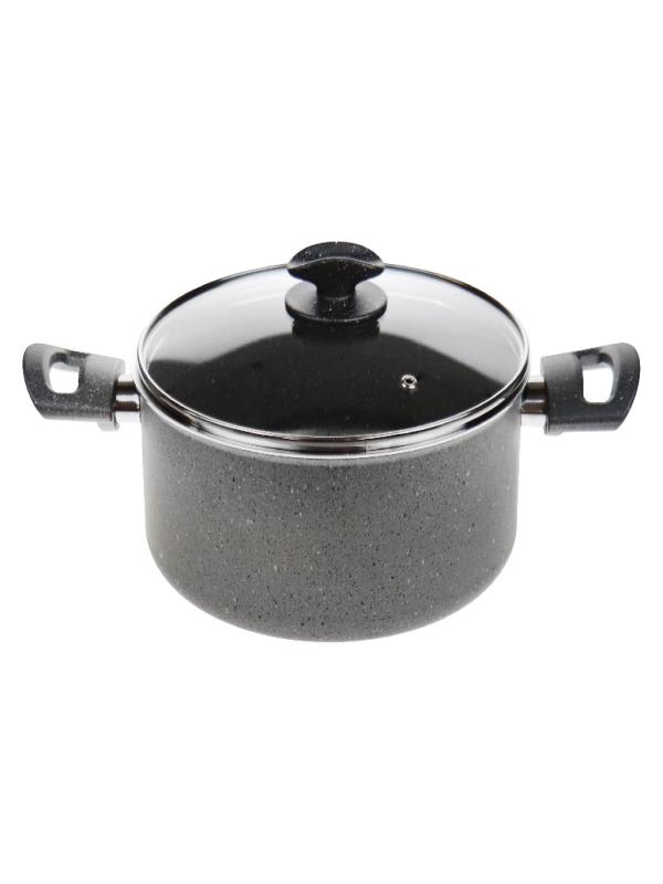 MEHTAP GRANİT TENCERE GRİ 22 CM