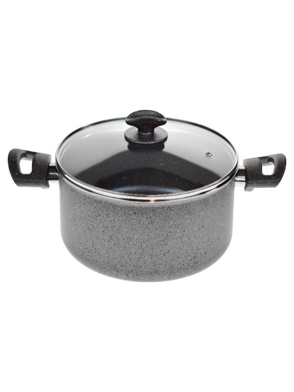 MEHTAP GRANİT TENCERE GRİ 28 CM