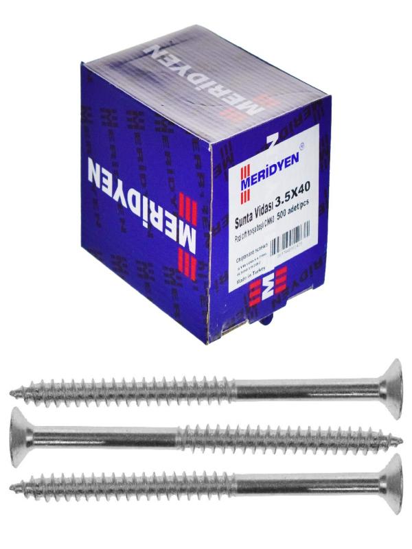 MERİDYEN 3,5*40 SUNTA VİDA ÇİNKO PK:500