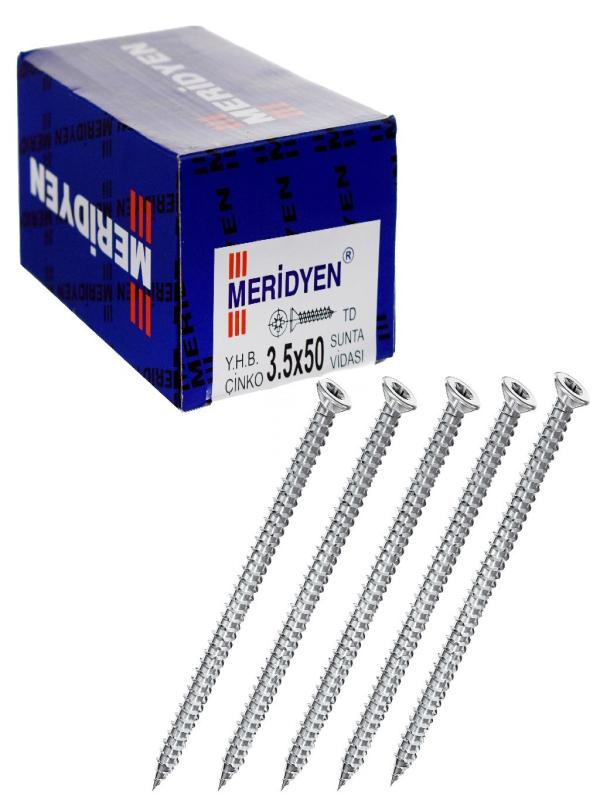MERİDYEN 3,5*50 SUNTA VİDA ÇİNKO PK:500