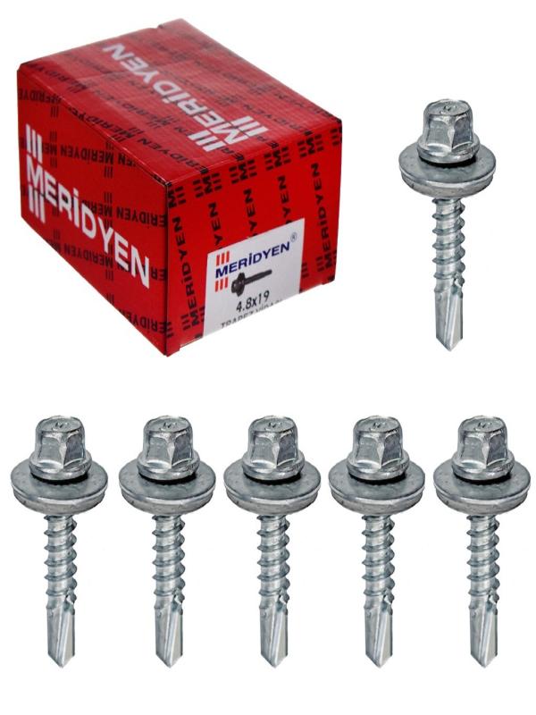MERİDYEN 4,8*19 TRAPEZ VİDA PK:500