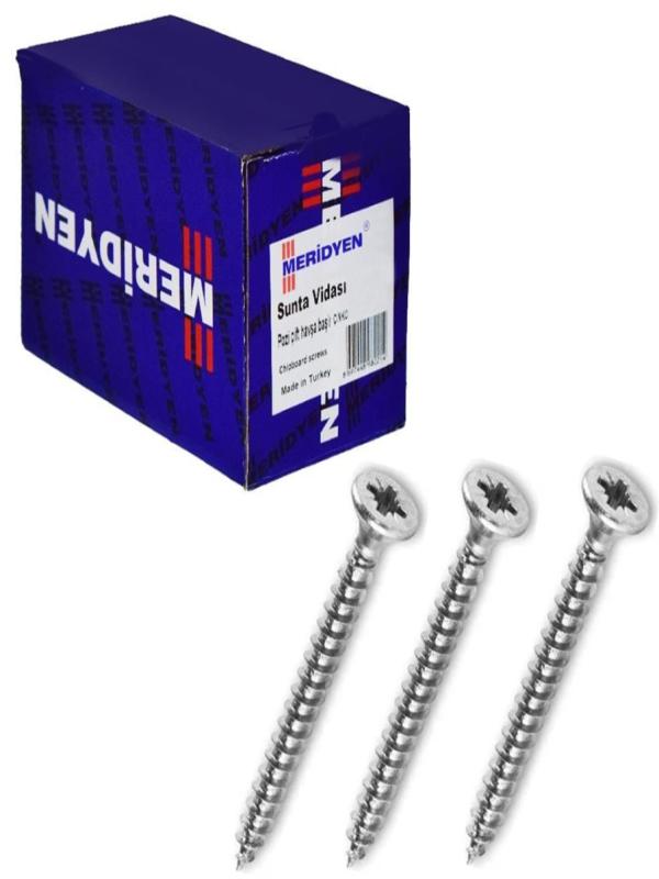 MERİDYEN 5*100 SUNTA VİDASI ÇİNKO PK:100
