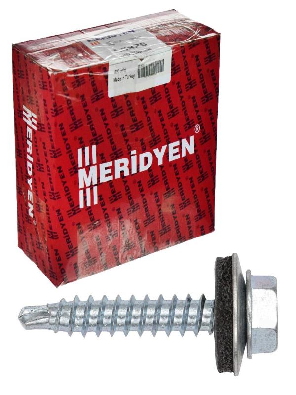 MERİDYEN 5,5*25 TRAPEZ ÇATI VİDASI PK:500
