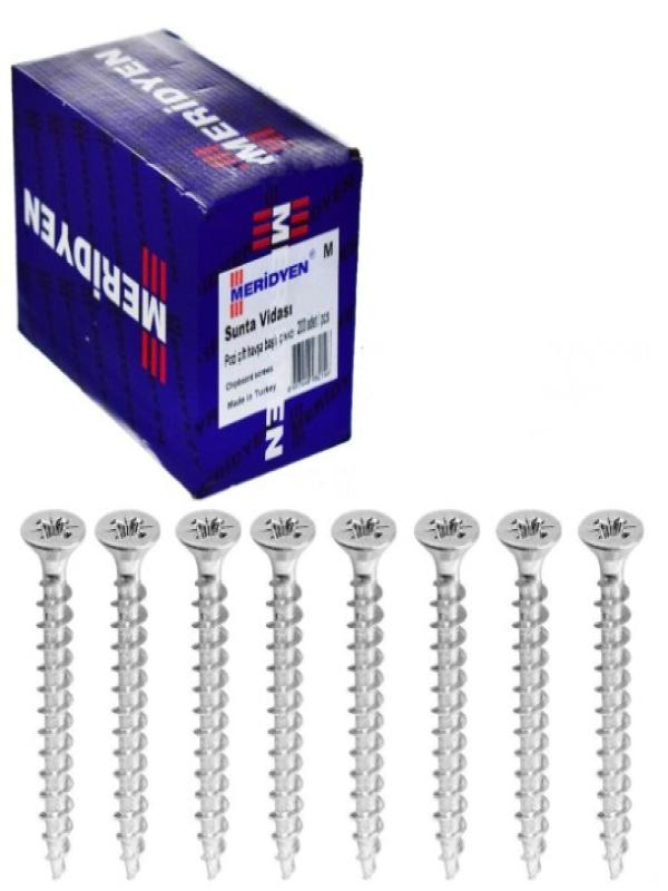 MERİDYEN 5.0*60 SUNTA VİDASI ÇİNKO PK:200