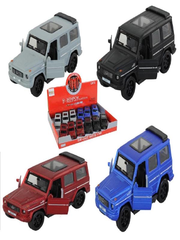 METAL 1:36 ÇEKBIRAK SESLİ IŞIKLI JEEP FY6218-12D