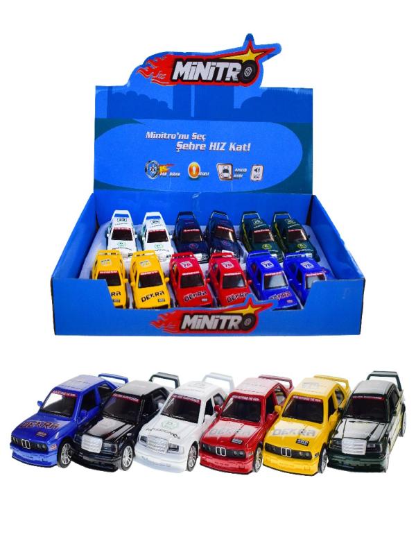 METAL 1:36 ÇEKBIRAK SESLİ IŞIKLI RALLY ARABA FY6298R-12D