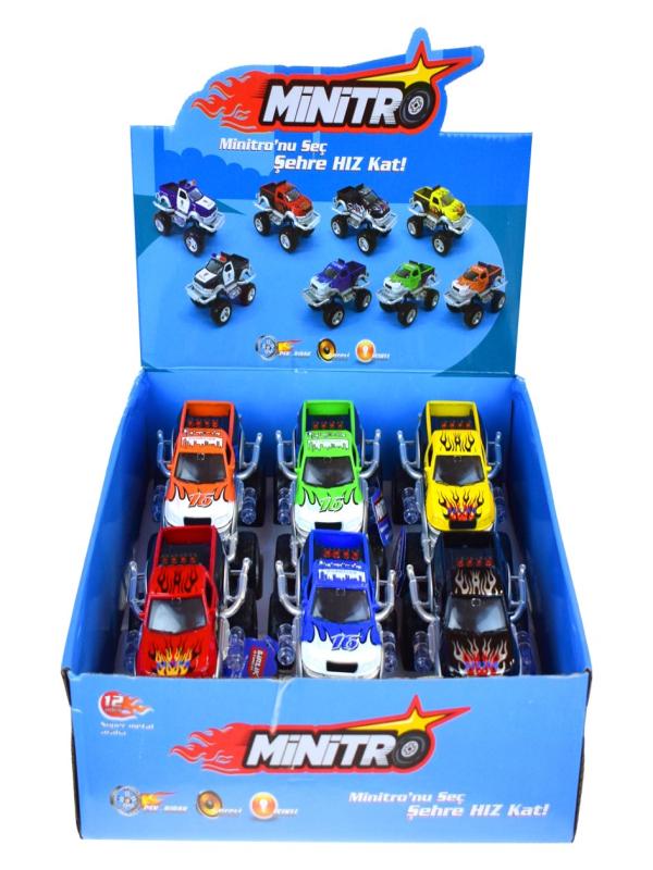 METAL ÇEKBIRAK SESLİ CANAVAR OFF ROAD ARABA FY8854