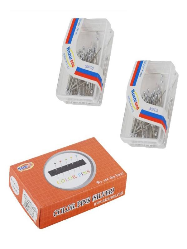 MİNELİ CAMBAŞLI GÜMÜŞ TOPLU İĞNE 50 Lİ 460.007