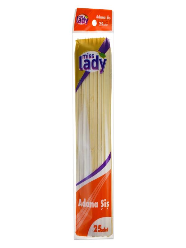 MİSS LADY ADANA ŞİŞ 25 CM 25 Lİ