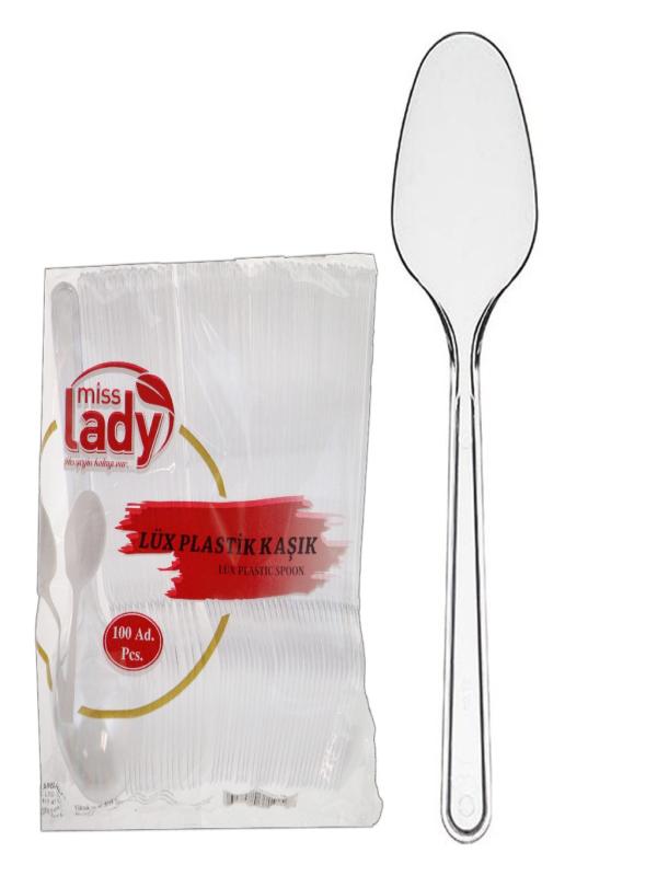 MİSS LADY LÜKS PLASTİK KAŞIK 100*40