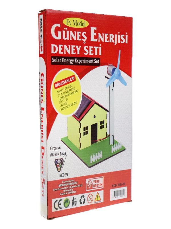MİSYON GÜNEŞ ENERJİSİ DENEY SETİ EV MODEL 29