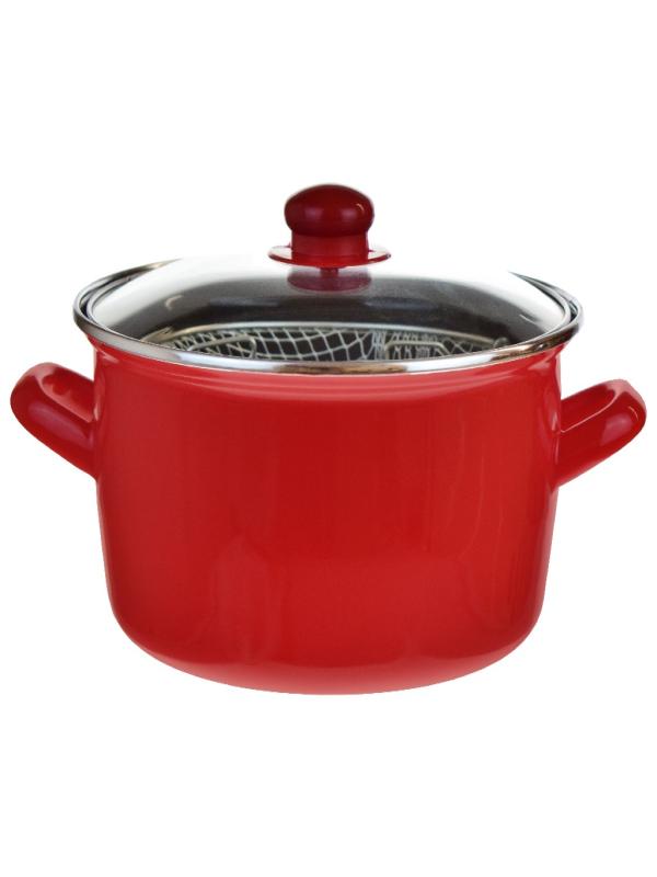 MOLİNO KIZARTMA TENCERESİ KIRMIZI 22 CM