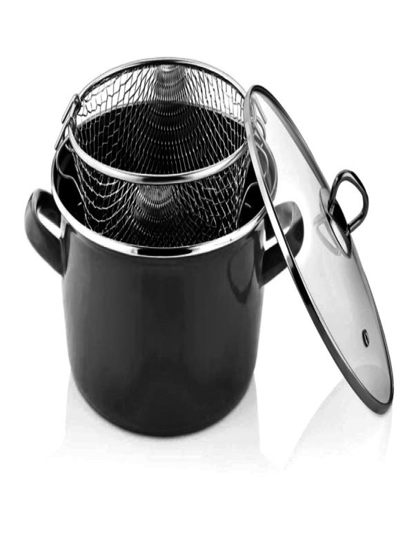 MOLİNO KIZARTMA TENCERESİ SİYAH 22 CM