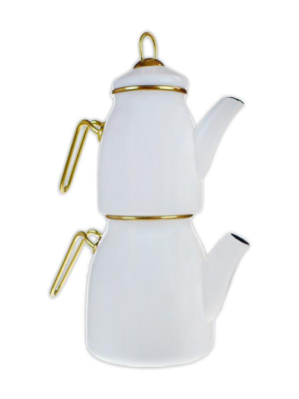 MOLİNO ROSE MODEL ÇAYDANLIK TAKIMI BEYAZ