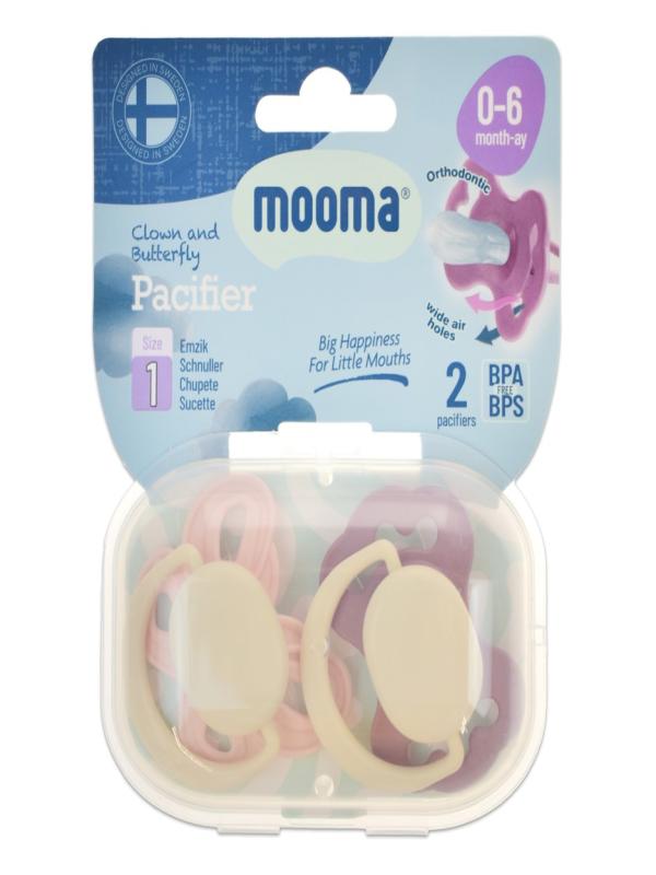 MOOMA PACİFİER PALYAÇO VE KELEBEK EMZİK NO:1 TP-0004
