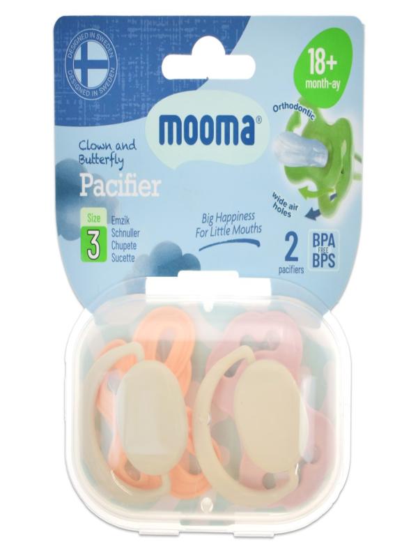 MOOMA PACİFİER PALYAÇO VE KELEBEK EMZİK NO:3 TP-0006