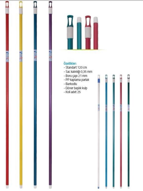 MOPEDA KCP FIRÇA SAPI RENKLİ KROM 120 CM