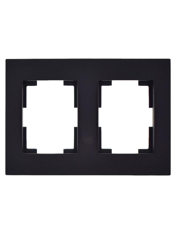 MUTLUSAN RİTA İKİLİ YATAY ÇERÇEVE SİYAH 1284