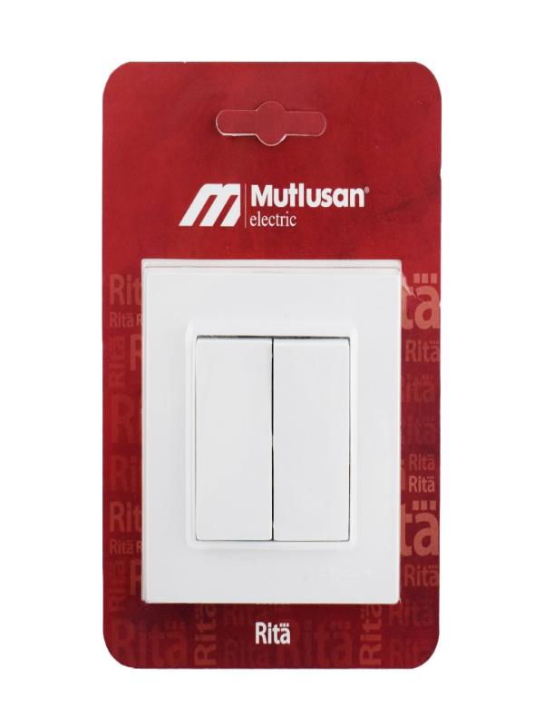 MUTLUSAN RİTA KOMÜTATÖR VİDALI BEYAZ