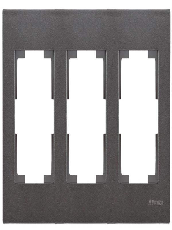 MUTLUSAN RİTA ÜÇLÜ YATAY ÇERÇEVE FÜME