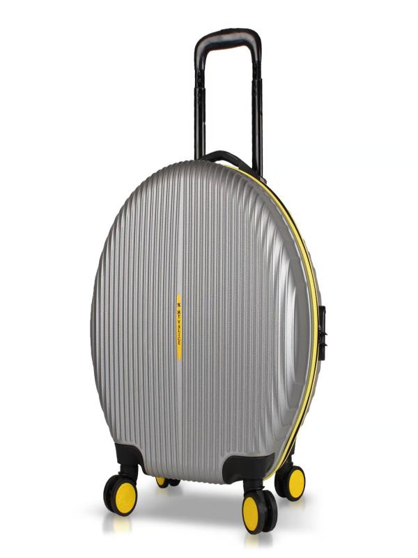 MY VALİCE BUBLE ABS YUVARLAK VALİZ GRİ