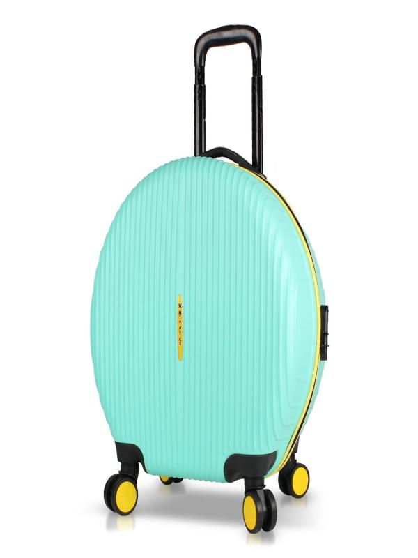 MY VALİCE BUBLE ABS YUVARLAK VALİZ MİNT YEŞİLİ