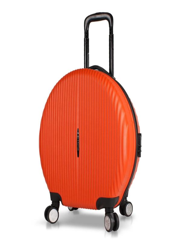 MY VALİCE BUBLE ABS YUVARLAK VALİZ TURUNCU