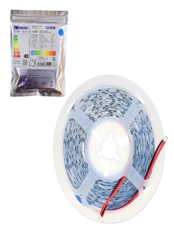 NOAS ŞERİT LED 12V 5M 300 LED İÇ MEKAN MAVİ