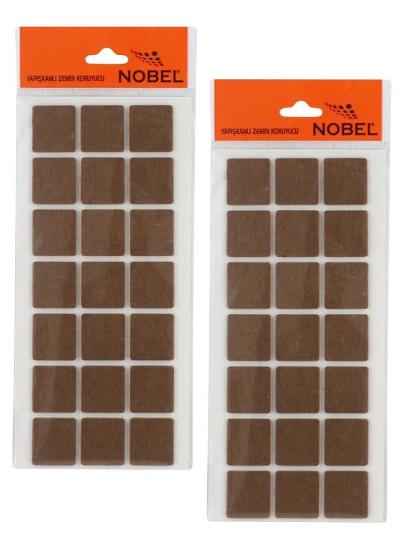 NOBEL KARE ZEMİN KORUYUCU KEÇE KAHVE 30*30 35302303035