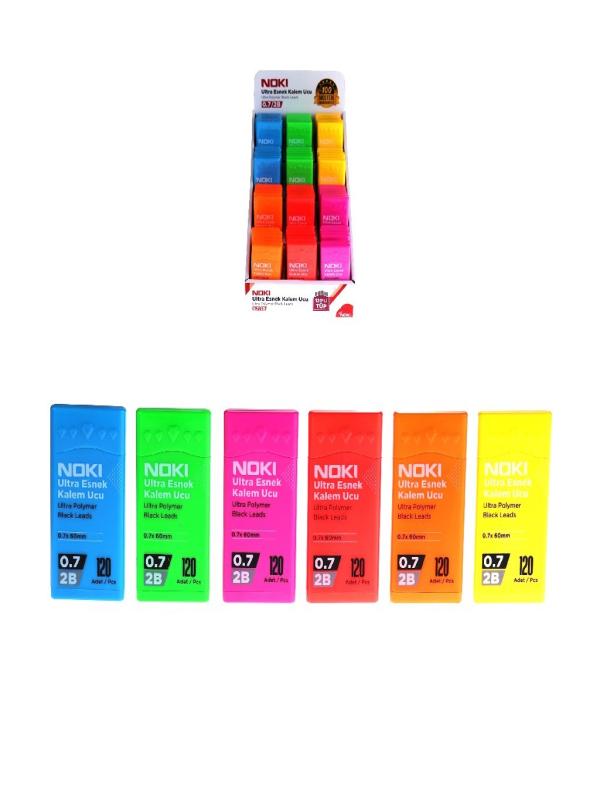 NOKİ MİN 2B 0.7 60MM 120Lİ TÜP UC 7216-72