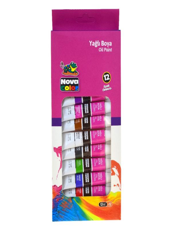 NOVA COLAR YAĞLI BOYA 12 Lİ TÜP 12 ML NC-796